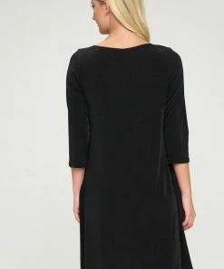 Jostar BNS Pocket Short Dress-775BN-QRS1-K Quarter Sleeves