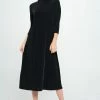 Jostar BNS Mock Neck 3/4 Sleeve Dress -777BN-QRS1 Dresses
