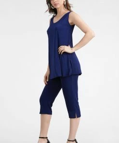Jostar Women's Stretchy Tank Capri Pant Set-902BN-TRS1 Pants