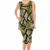 Jostar Women's Stretchy Tank Capri Pant Set Print-902BN-TRP1-W115