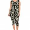 Pant Sets Jostar Women's Stretchy Tank Capri Pant Set Print-902BN-TRP1-W116