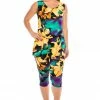 Jostar Women's Stretchy Tank Capri Pant Set Print-902BN-TRP1-W139