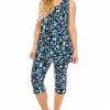 Pant Sets Jostar Women's Stretchy Tank Capri Pant Set Print-902BN-TRP1-W196