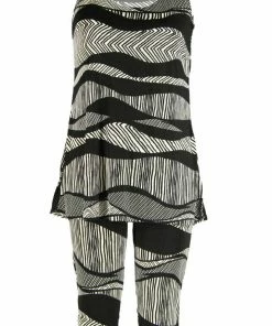 Pant Sets Jostar Women's Stretchy Tank Capri Set Sleeveless Plus Print, 902BN-TXP-W715