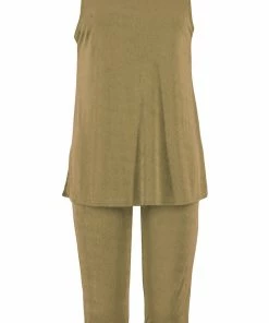 Jostar Women's Stretchy Tank Capri Pant Set-902BN-TRS1 Pants
