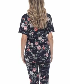 Jostar Women's Stretchy Capri Pant Set Short Sleeve Print-903BN-SRP1-W211