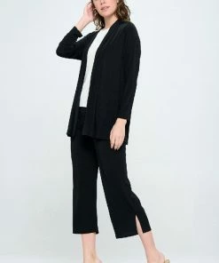 Jostar Online BNS Long Sleeve Cardigan With Wide Leg Angle Pants Set-934BN-LRS1-K