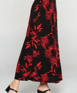 Jostar Women's Stretchy Flare Skirt-602BN-ARP2-W102