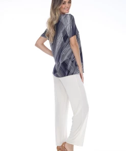 Jostar Tops Cascade Drop Short Sleeve Top-356HT-SRP1-W260