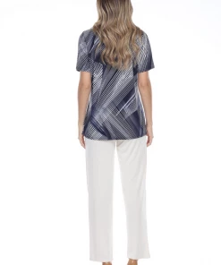 Jostar Tops Cascade Drop Short Sleeve Top-356HT-SRP1-W260